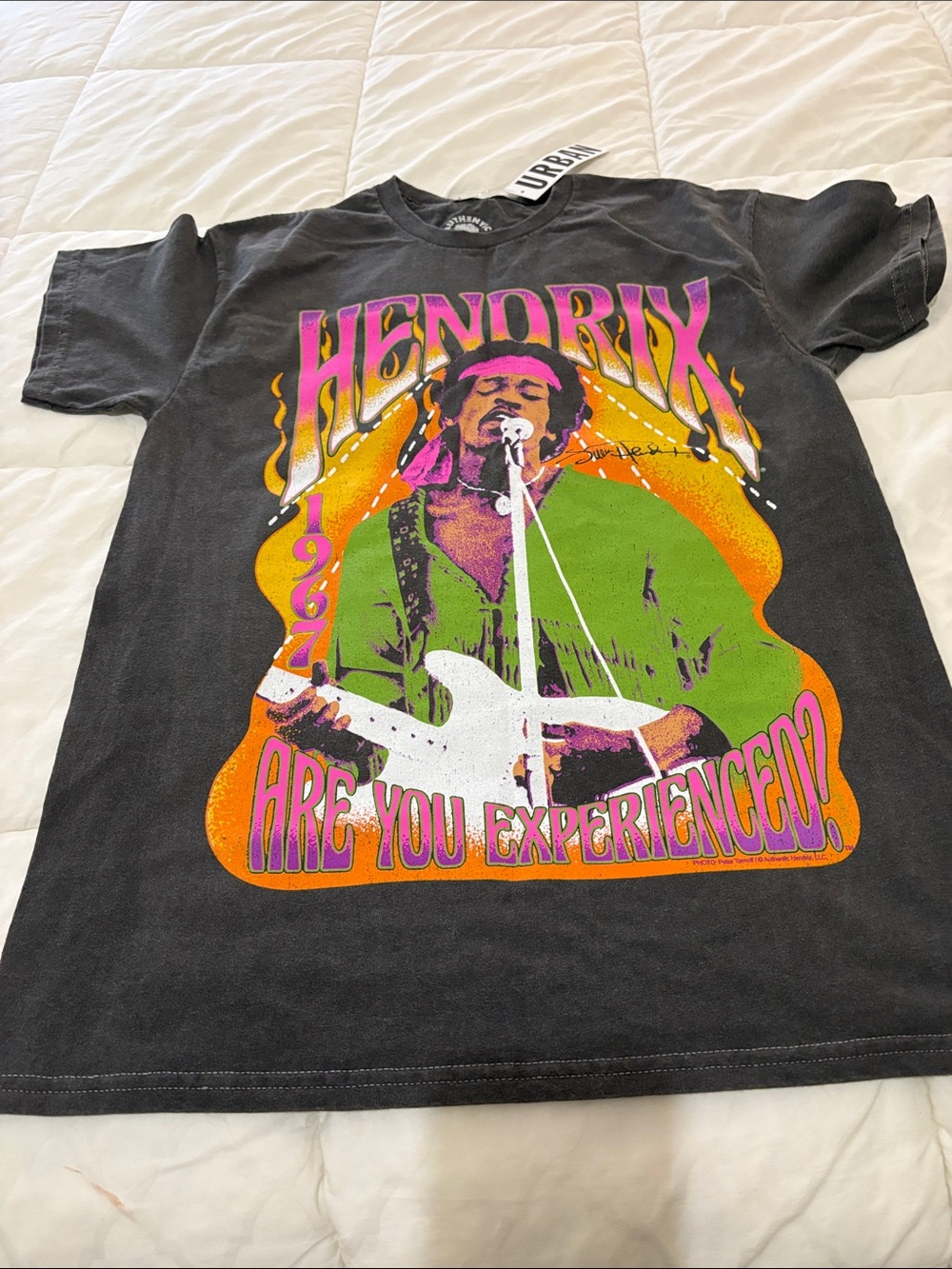 Hendrix Graphic Black Short Sleeve Tee